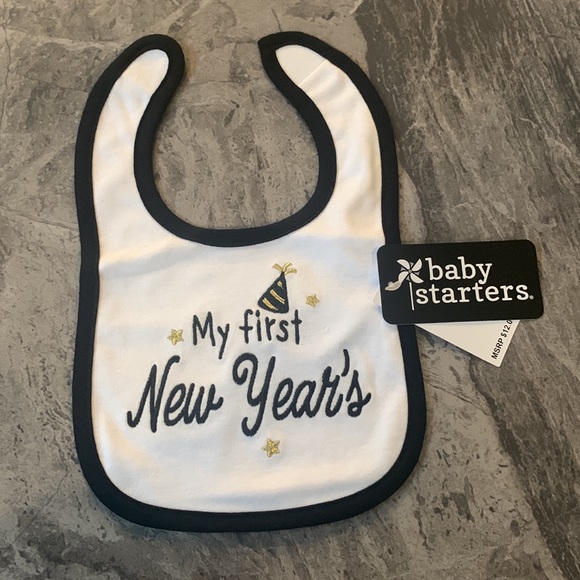 Rashti Baby & Rashti Kids - Baby Starters - My First New Year's Bib - NWT - Picture 8 of 16